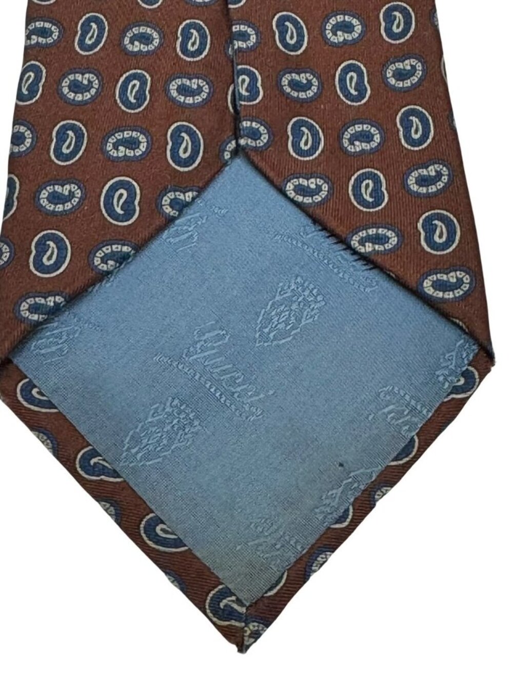 VTG Gucci Men's 100% Silk Neck Tie Red Geometric Pattern • Italy - Picture 3 of 8